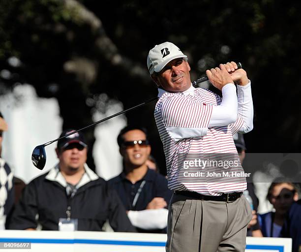 Fred Couples in action during the second round of play at the 2008 Chevron World Challenge Presented by Bank of America on December 19, 2008 at...