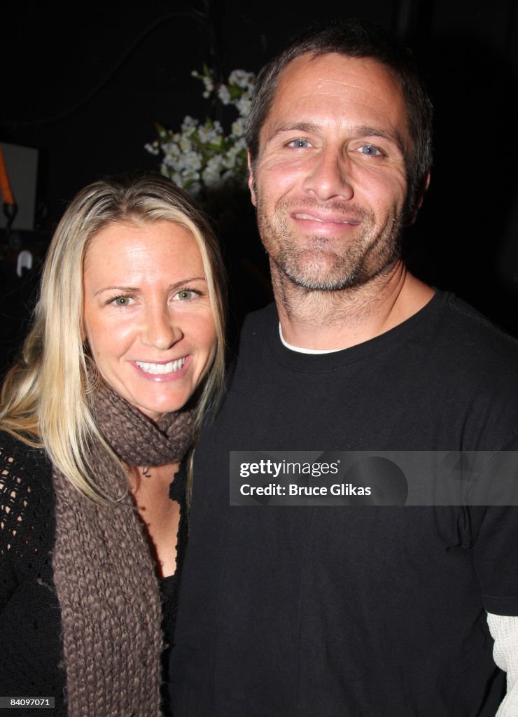 Rob Rast Wife Rob Estes and girlfriend pose backstage at