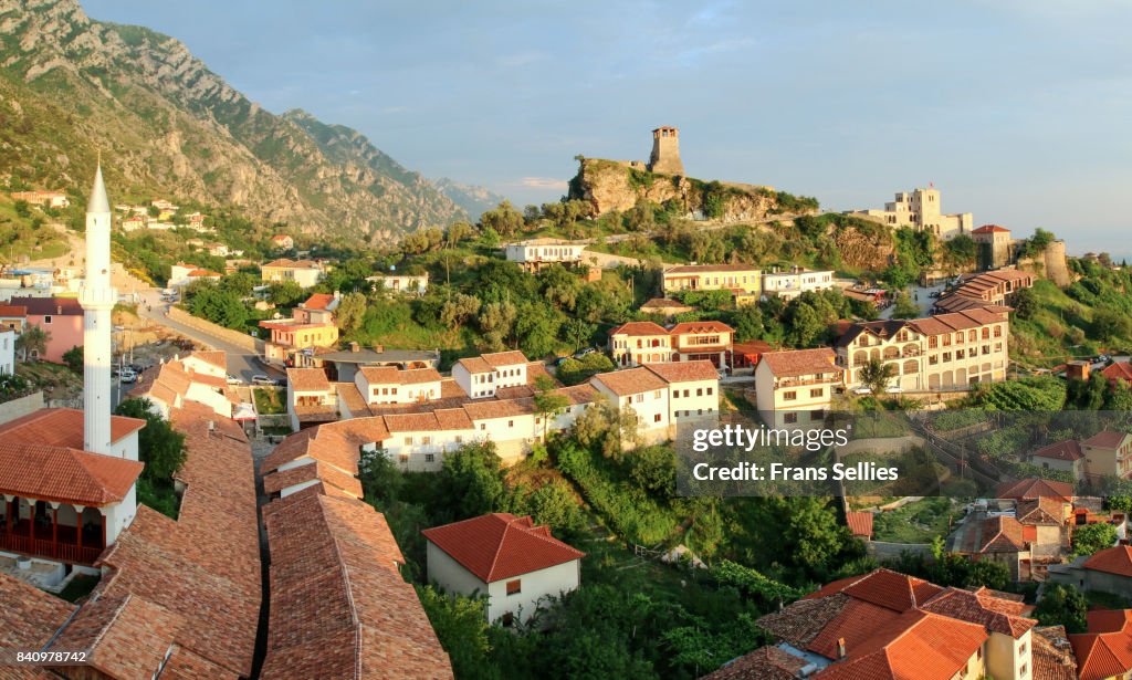 The old town of Kruje (Krujë, Kruja), Albania, Europe