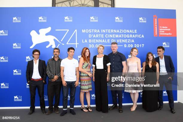 Sandor Funtek, Susanna Nicciarelli, Trine Dyrholm, John Gordon Sinclair, Anamaria Marinca, Karina Fernandez and Thomas Trabacchi attend the 'Nico,...