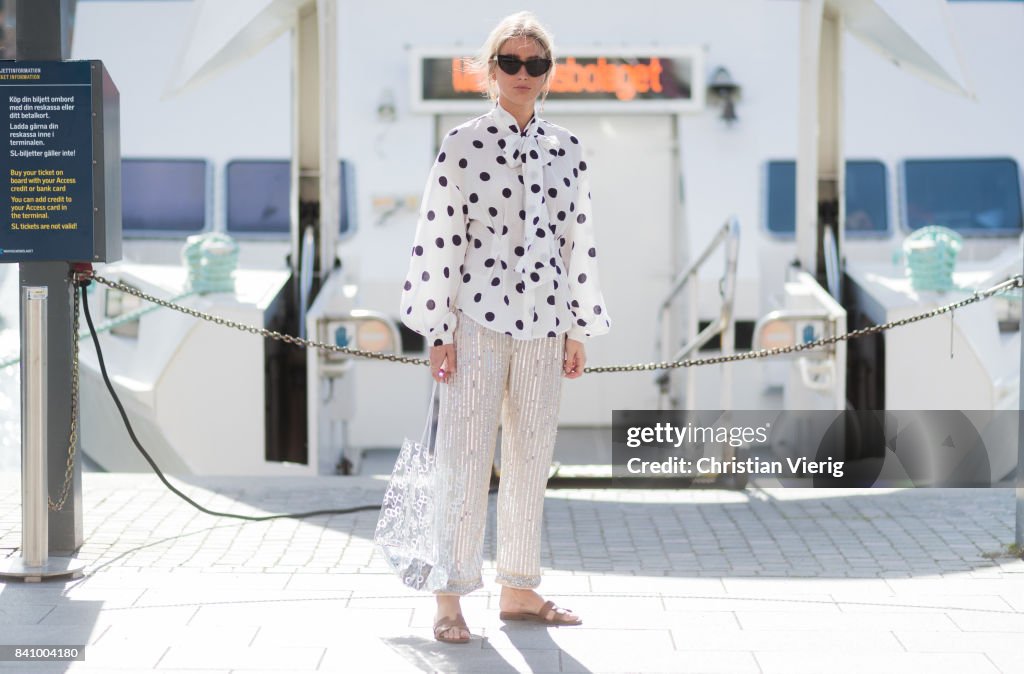 Street Style - Day 1 - Stockholm Fashion week Spring/ Summer 2018