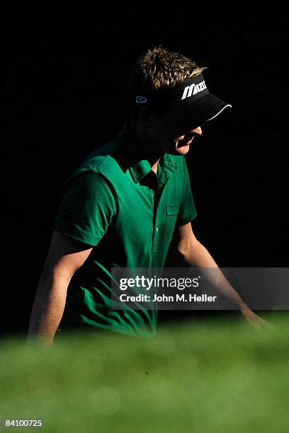 Luke Donald in action during the third round of play at the 2008 Chevron World Challenge Presented by Bank of America on December 20, 2008 at...