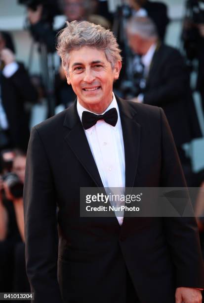 Alexander Payne walks the red carpet ahead of the 'Downsizing' screening and Opening Ceremony during the 74th Venice Film Festival at Sala Grande on...