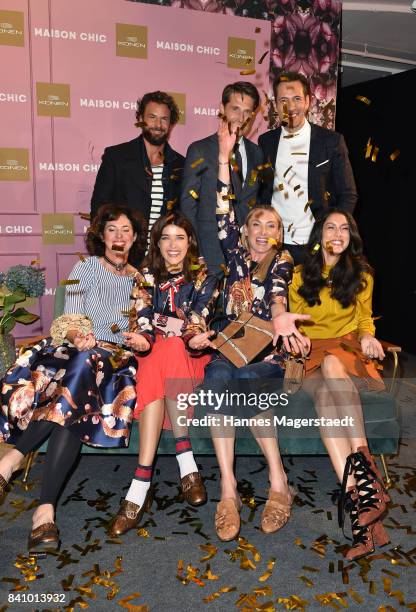 Gabriele Castegnaro, Marie Nasemann, Prinzessin Lilly Sayn-Wittgenstein, Rebecca Mir, Stephan Luca, Alexander Mazza and PeterÊEberle during the...