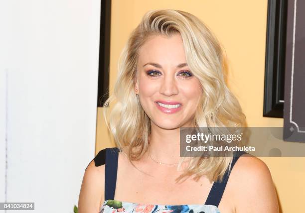 Actress Kaley Cuoco joins Panera Bread to launch the new Craft Beverage Station at Panera Bread on August 30, 2017 in Studio City, California.