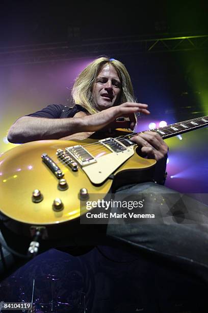 Doug Aldrich of Whitesnake performs live at 013 on December 21, 2008 in Tilburg, Netherlands.