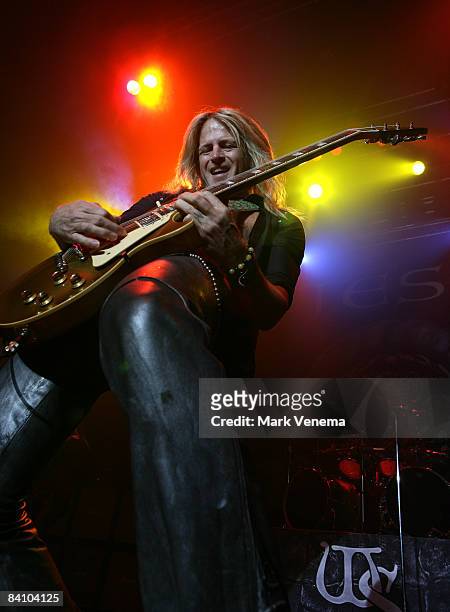 Doug Aldrich of Whitesnake performs live at 013 on December 21, 2008 in Tilburg, Netherlands.