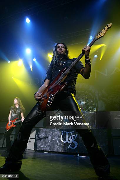 Uriah Duffy of Whitesnake performs live at 013 on December 21, 2008 in Tilburg, Netherlands.