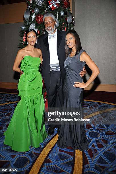 Dorys Erving, former NBA basketball player Julius Erving and reality television personality Sheree Whitfield attend the 25th anniversary UNCF Mayor's...
