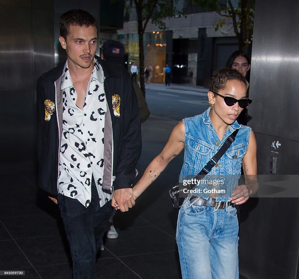 Celebrity Sightings in New York City - August 30, 2017