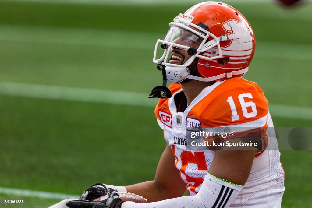 CFL: AUG 26 BC Lions at Ottawa Redblacks