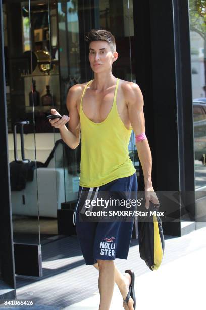 Justin Jedlica is seen on August 30, 2017 in Los Angeles, California