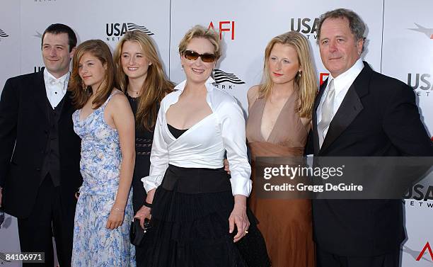 Meryl Streep, Don Gummer and family