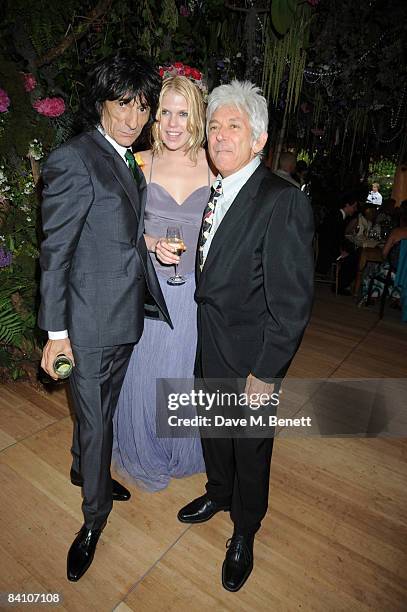 Ronnie Wood attends the wedding reception of Leah Wood and Jack MacDonald at Holm Wood on June 21, 2008 in London, England.