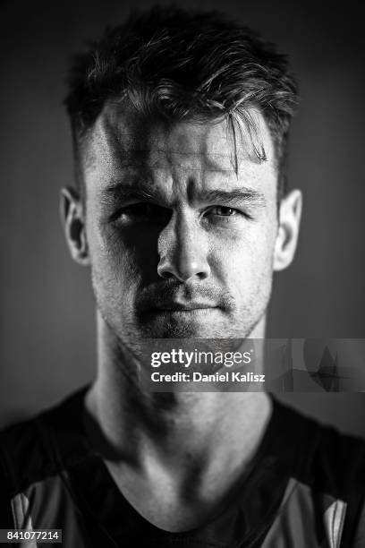 Robbie Gray of the Power poses during a Port Power AFL training session at the Adelaide Oval on August 31, 2017 in Adelaide, Australia.