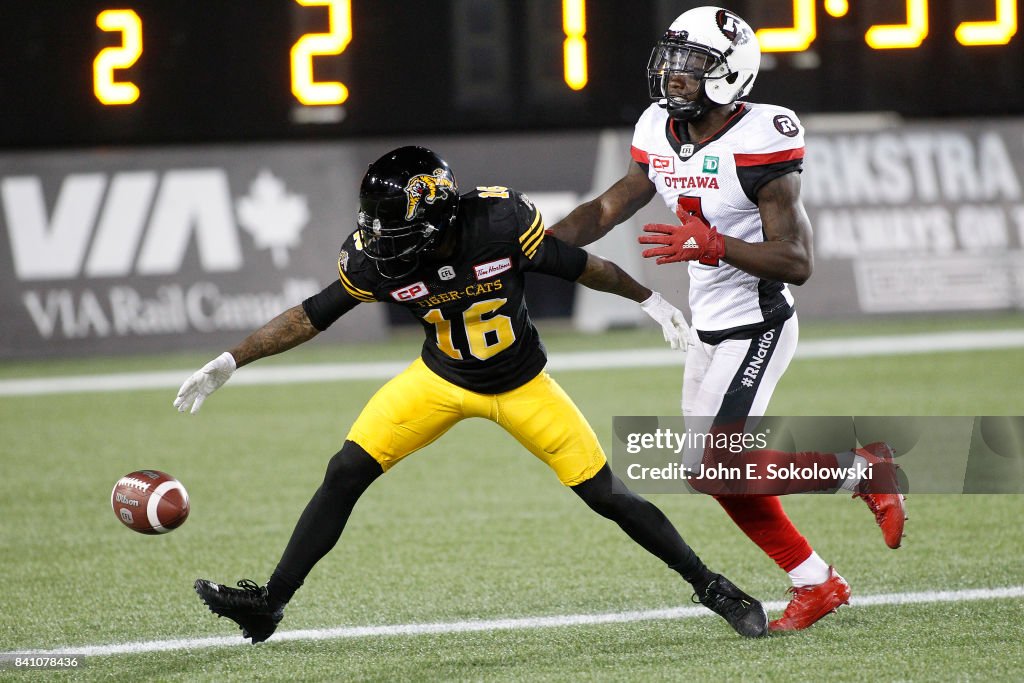 Ottawa Redblacks v Hamilton Tiger-Cats