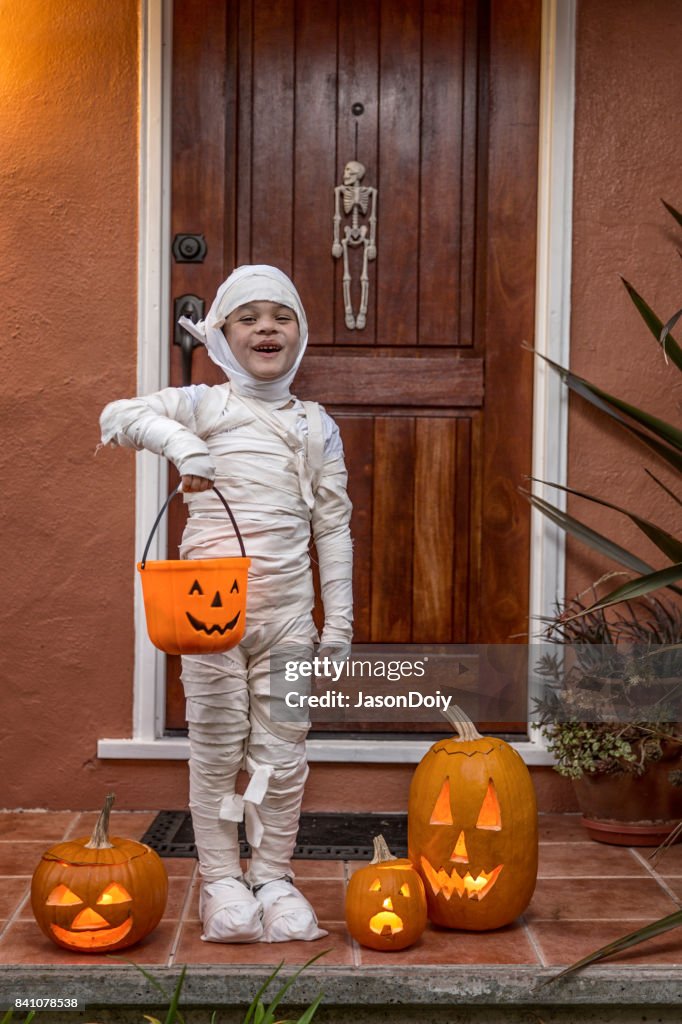 幸せなハロウィーン - ミイラの肖像