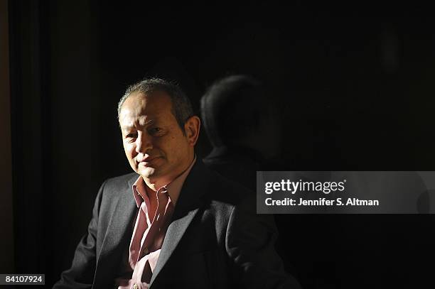 Chairman and CEO of Orascom Telecom, Naguib Sawiris is photographed for Business Week Magazine on November 18, 2008 in New York City.