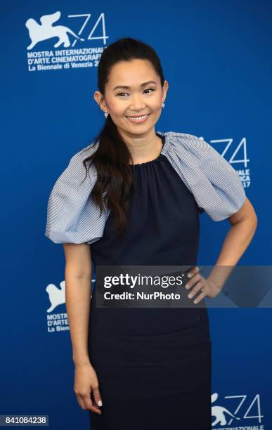 Venice, Italy. 30 August, 2017. Hong Chau attend the 'Downsizing' photocall during the 74th Venice Film Festival