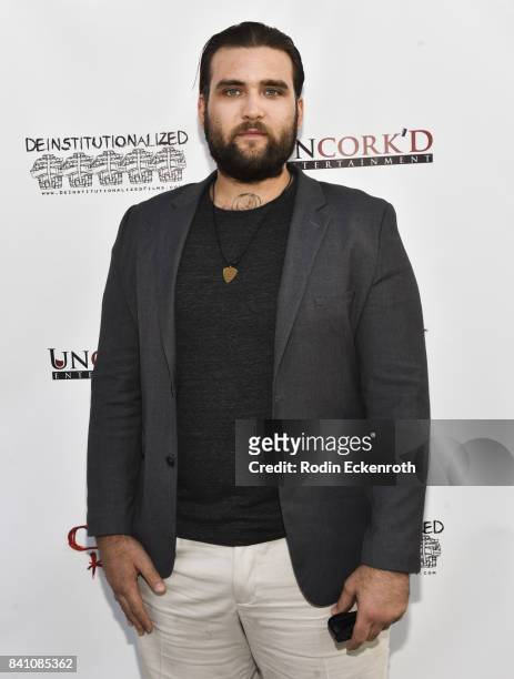 Actor Weston Cage attends the premiere of Uncork'd Entertainment's "Circus Kane" at Laemmle's Ahrya Fine Arts Theatre on August 30, 2017 in Beverly...