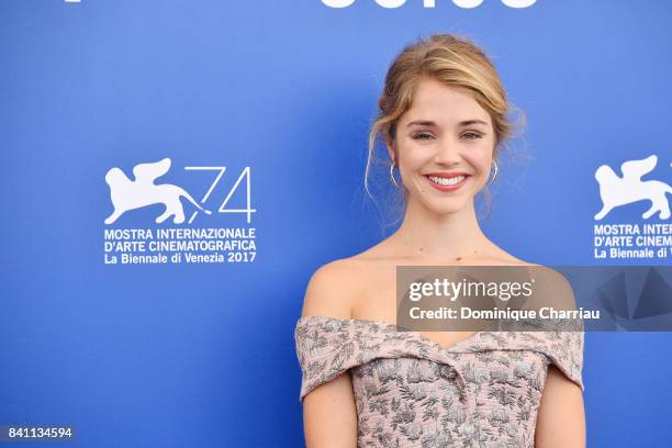 Alice Isaaz attends the 'Endangered Species ' photocall during the 74th Venice Film Festival at Sala Casino on August 31, 2017 in Venice, Italy.