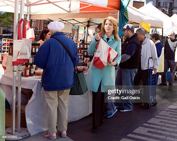 Caroline Kennedy Schlossberg attends Rodale sponsors Boston Public Market as part of Rose F. Kennedy Greenway's Inaugural weekend at Dewey Square on...