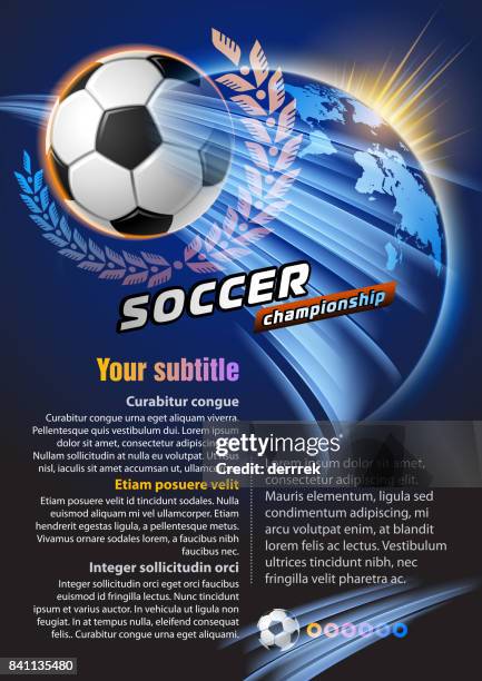 soccer - globe soccer awards 2017 stock illustrations