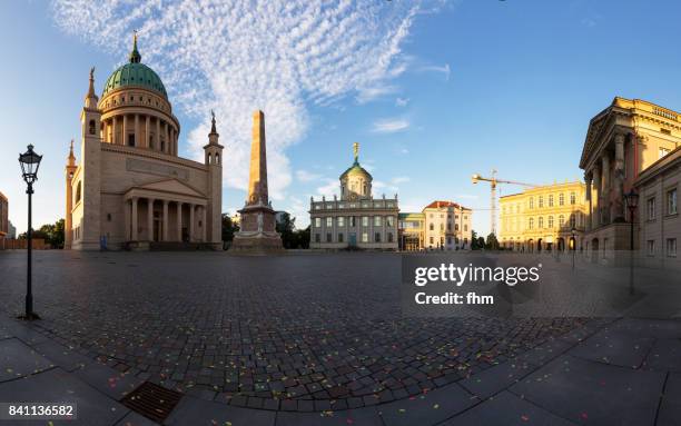 potsdam alter markt (old market square) panorama (brandenburg/ germany) - potsdam brandenburg stock-fotos und bilder