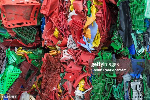 compressed plastic waste - the end stock pictures, royalty-free photos & images