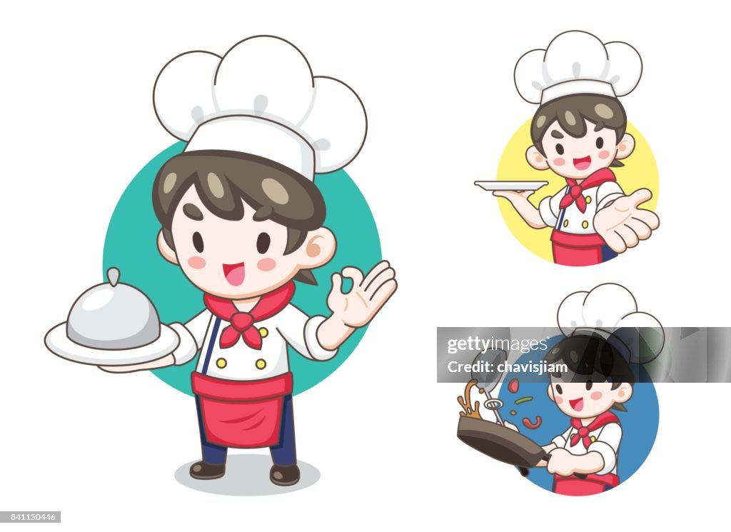 Cheef Cartoon Chef Cartoon Illustration High-Res Vector Graphic - Getty Images