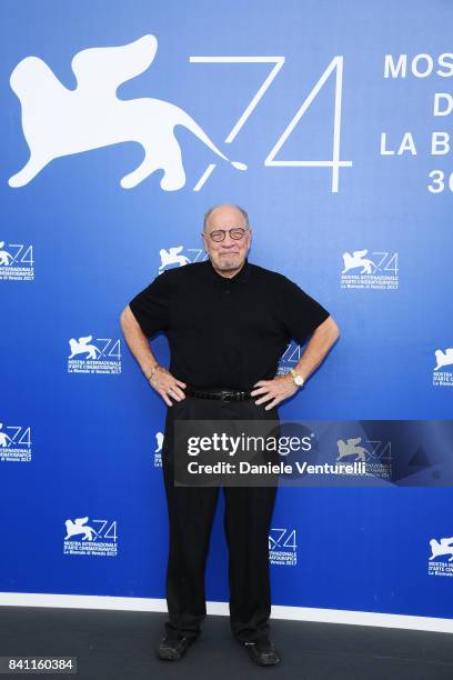 Paul Schrader attends the 'First Reformed' photocall during the 74th Venice Film Festival at Sala Casino on August 31, 2017 in Venice, Italy.