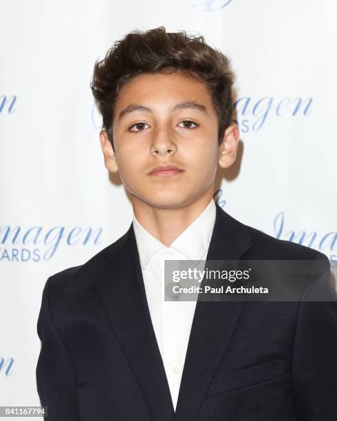 Actor Marcel Ruiz attends the 32nd Annual Imagen Awards at the Beverly Wilshire Four Seasons Hotel on August 18, 2017 in Beverly Hills, California.