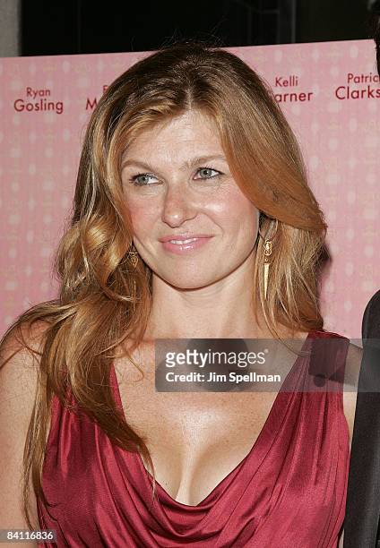 Actress Connie Britton arrives at "Lars and the Real Girl" premiere at the Paris Theater on October 3, 2007 in New York City