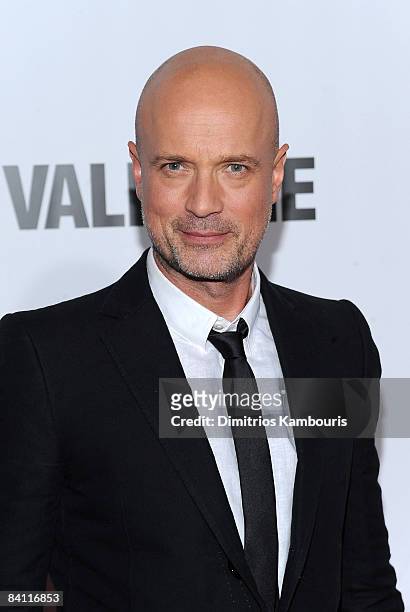 Actor Christian Berkel attends the premiere of "Valkyrie" at Rose Hall on December 15, 2008 in New York City.