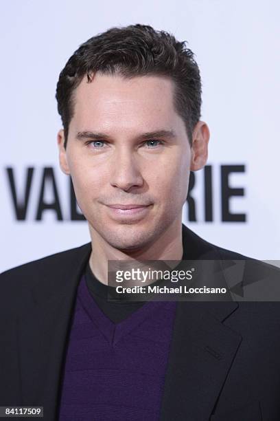 Director Bryan Singer attends the New York premiere of "Valkyrie" at Rose Hall, Time Warner Center on December 15, 2008 in New York City.