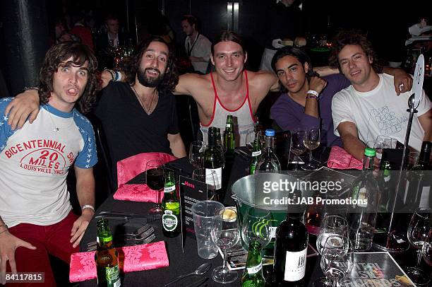 Indie rock group Iglu and Hartly attend the BT Digital Music Awards 2008 held at The Roundhouse on October 1, 2008 in London, England.