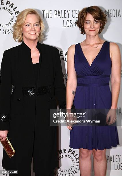 Actress Cybill Shepherd and daughter actress Clementine Ford arrive at the Paley Center for Media 2008 Gala honoring Showtime Networks Inc. And Carl...