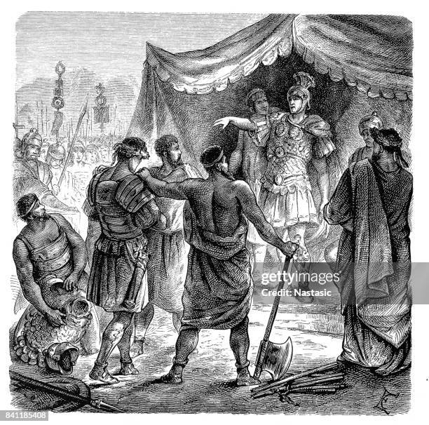 legion camp - general - displaced persons camp stock illustrations