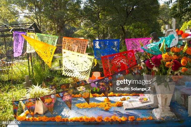 día de los muertos en méxico - altar fotografías e imágenes de stock