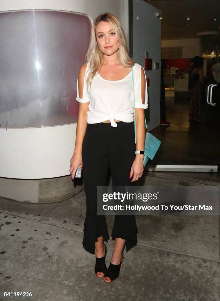 Actress Katrina Bowden is seen on August 30, 2017 in Los Angeles, CA.