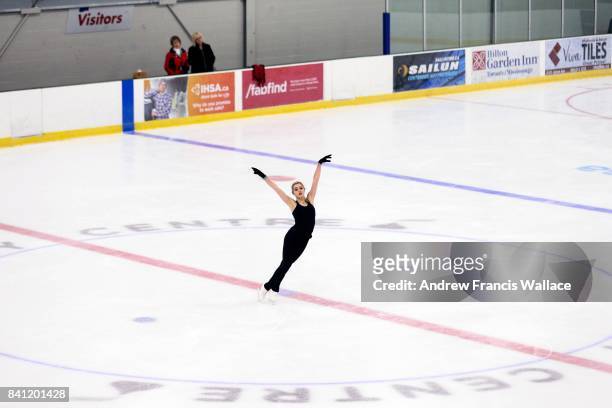 Alaine Chartrand at Skate Canada High Performance Camp in Mississauga, August 30, 2017