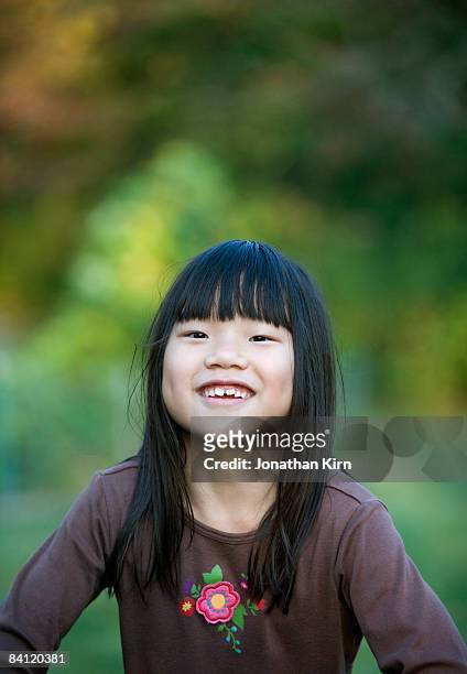 7 year old vietnamese american girl - girl 6 7 photos et images de collection