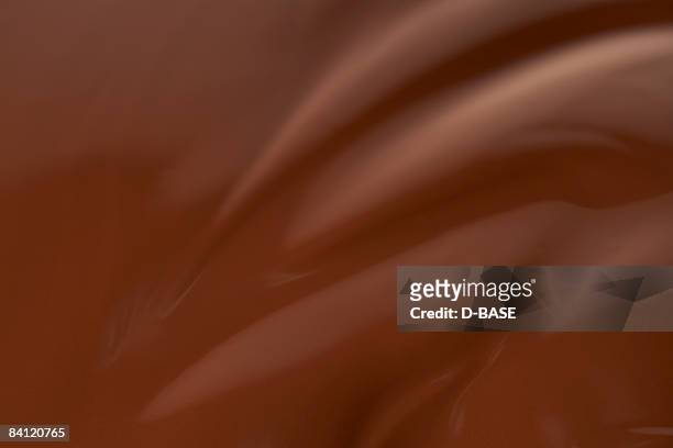 melted milk chocolate - chocolate stock pictures, royalty-free photos & images
