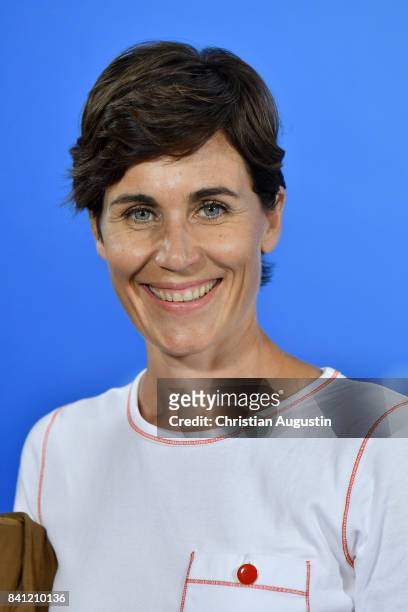 Nina Kunzendorf poses during the photo call for 'Das Verschwinden' at the Hotel Atlantic on August 31, 2017 in Hamburg, Germany.
