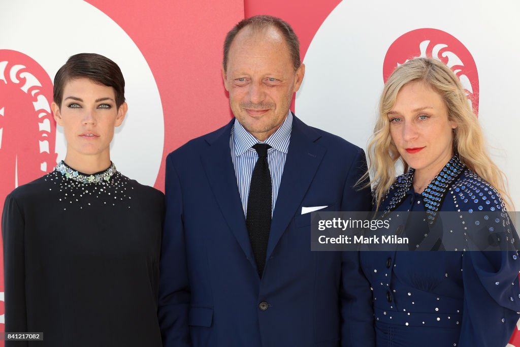 Celia Rowlson-Hall and Chloe Sevigny are seen attending the Miu Miu