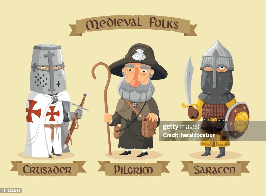 Medieval Character Races Medieval Characters Set High-Res Vector Graphic - Getty Images