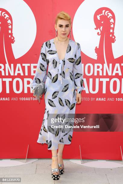 Zosia Mamet attends the 'Miu Miu Women's Tales' photocall during the 74th Venice Film Festival at on August 31, 2017 in Venice, Italy.