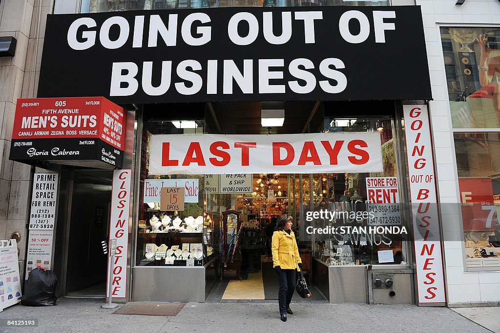 A sign advertises a post-Christmas and g