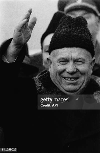 Nikita Khrouchtchev, homme politique soviétique.