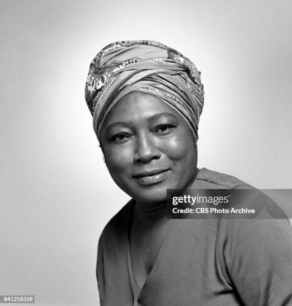 Esther Rolle portrays Florida Evans on the CBS television program, "Maude." Image dated: July 29 Los Angeles, CA.